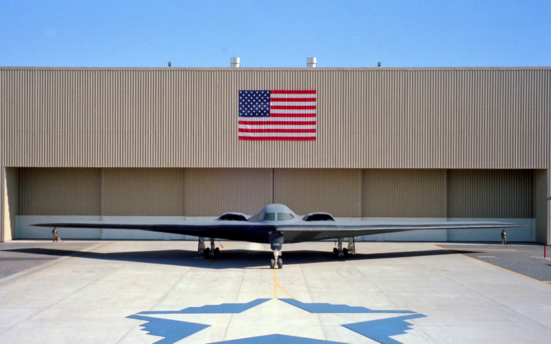 Illustration for article titled New Panoramic Images Show Area 51’s New Mystery Hangar Is Gigantic